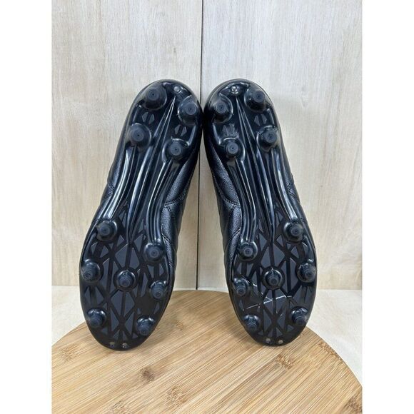 NEW Core SR Pitch Vision Black Leather Football Cleats Men's 10.5 - Picture 8 of 9